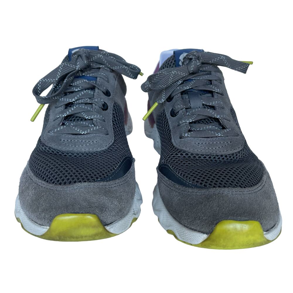 Women's SOREL Gray Kinetic Lite Lace-Up Mesh Comfort Athletic Outdoor Sneakers 9